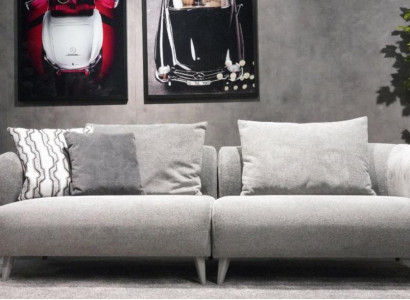 Designer living room set 2 pieces. Three-seater sofa armchair 3+1 couches sofas